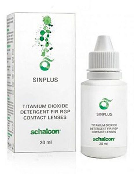 Очиститель для жестких газопроницаемых контактных линз Schalcon SINPLUS 30 ml (nz-009509) nz-009509 фото